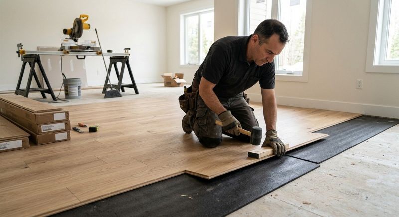 Engineered Wood Installation in Haverhill, MA