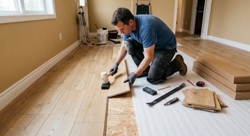 Laminate Floor Installation in Newmarket, NH