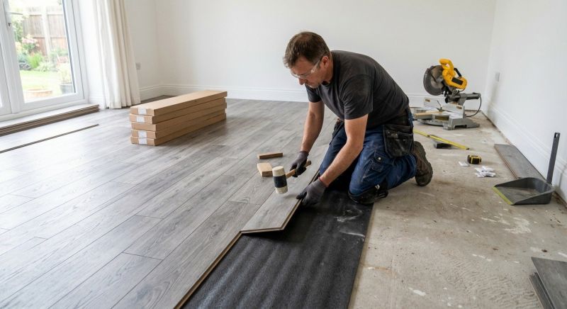 Laminate Floor Installation in Woburn, MA