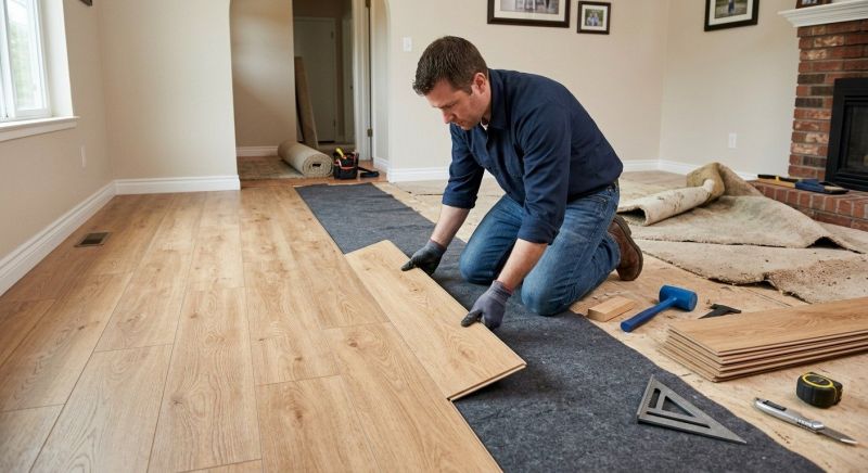 Laminate Floor Remodeling in Haverhill, MA