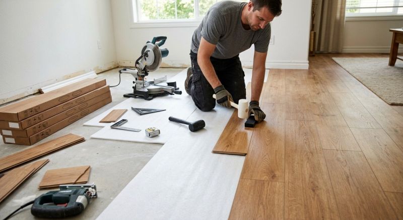 Laminate Floor Replacement in Carlisle, MA
