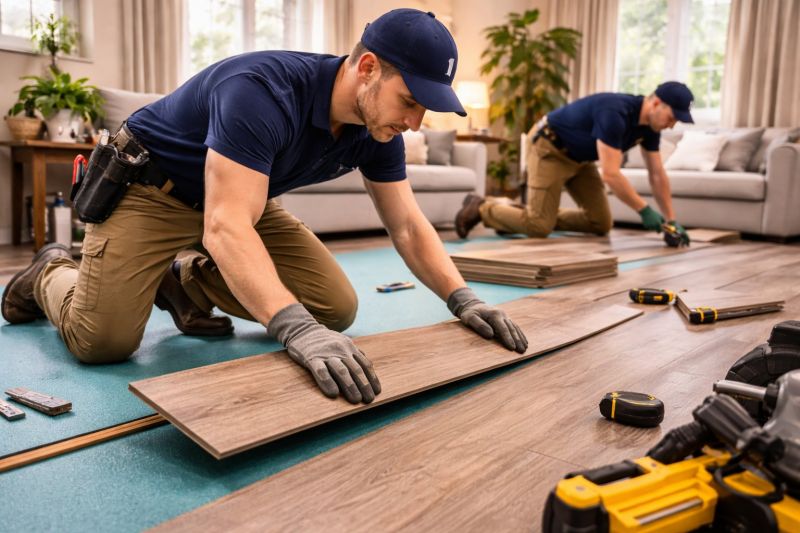 Laminate Floor Replacement in Raymond, NH