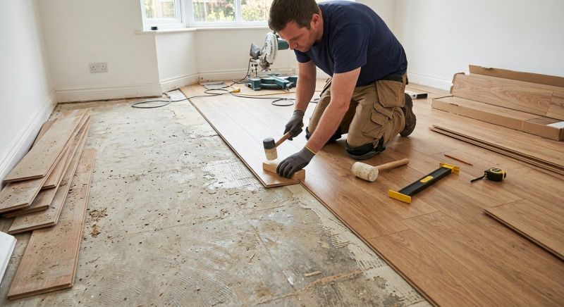 Laminate Floor Replacement in Reading, MA
