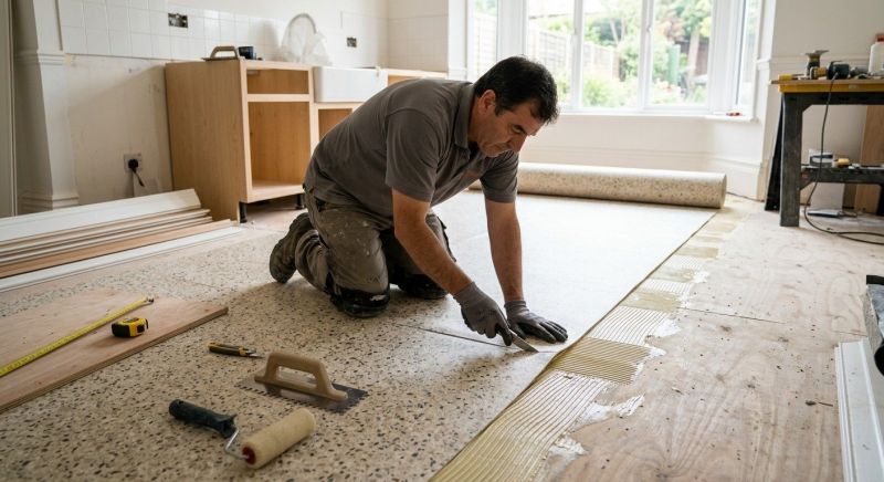 Linoleum Floor Installation in Boxford, MA