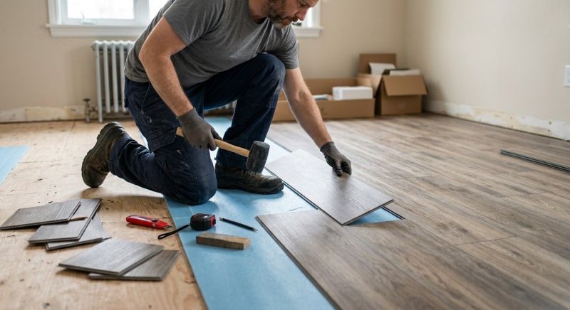 Linoleum Floor Installation in Chelmsford, MA