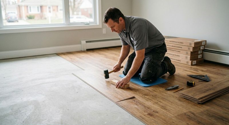 Linoleum Floor Installation in Danvers, MA