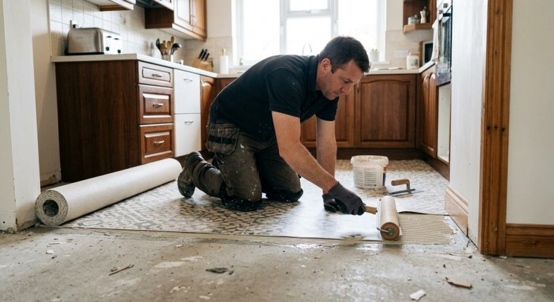 Linoleum Floor Installation in Hampton, NH