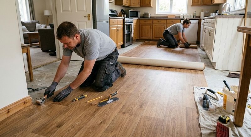 Linoleum Flooring Replacement in Haverhill, MA