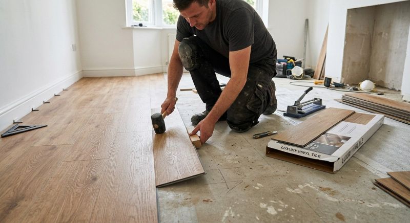 Luxury Vinyl Tile Installation in Lawrence, MA