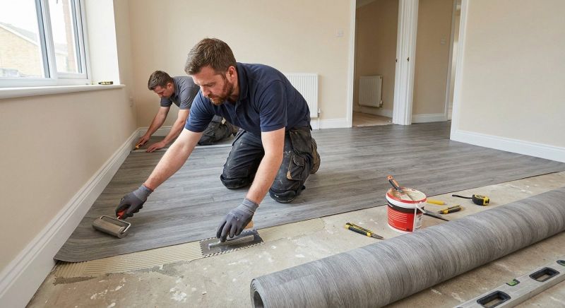 Sheet Linoleum Installation in Stratham, NH