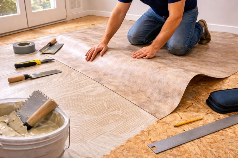 Sheet Vinyl Installation in Danvers, MA