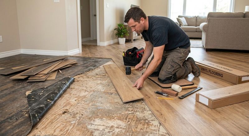 Vinyl Flooring Installation in Groveland, MA