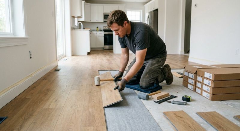 Vinyl Plank Floor Installation in Haverhill, MA