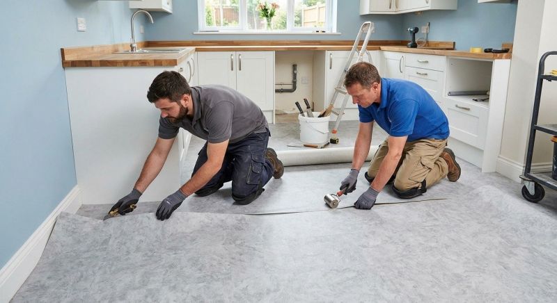 Sheet Linoleum Installation in Portsmouth, NH